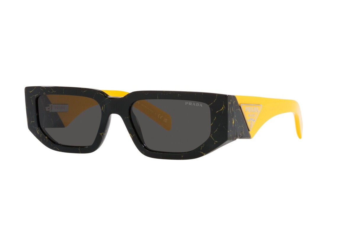 แว่นกันแดด Prada PR 09ZSF 19D5S0 - Black yellow marble S.55