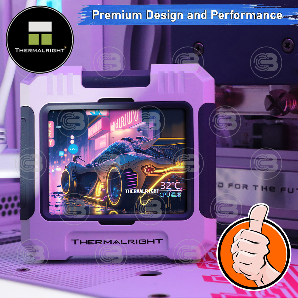 [CoolBlasterThai] Thermalright FROZEN WARFRAME X 360 WHITE (FANLESS) AIO Liquid CPU Cooler (AM5/LGA1851 Ready) ประกัน 5 ปี
