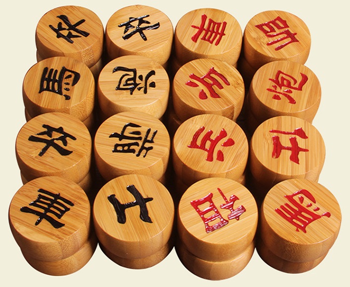 ชุดหมากรุกจีนไม้ไผ่มาตรฐาน