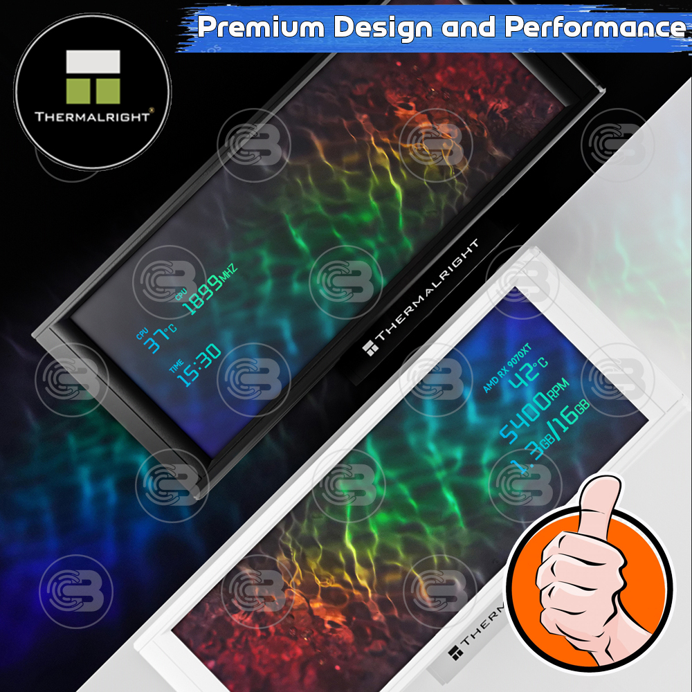 [CoolBlasterThai] Thermalright Trofeo Vision 360 ARGB WHITE AIO Liquid CPU Cooler (AM5/LGA1851 Ready) ประกัน 6 ปี