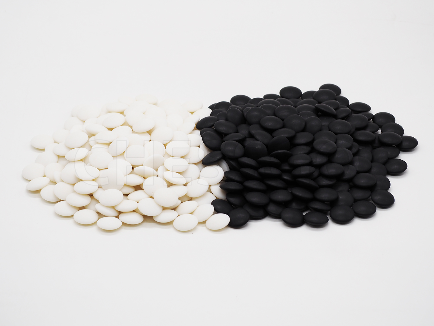 เม็ดหมากล้อมเมลามีน (นูน2ด้าน)