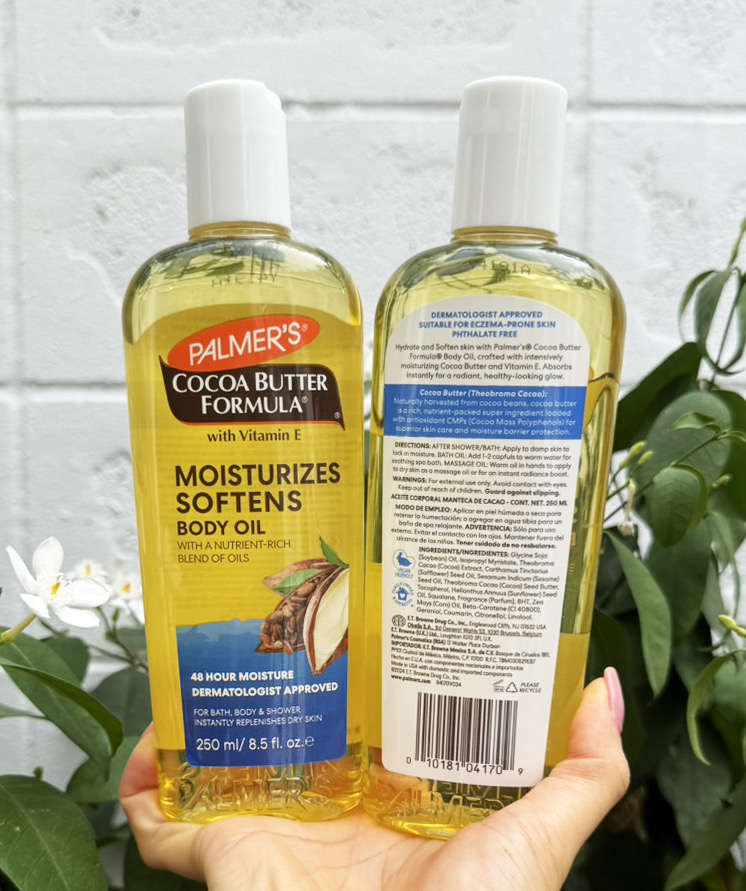 Palmer's Cocoa Butter Body Oil 250ml. บอดี้ออยล์ (1ขวด)