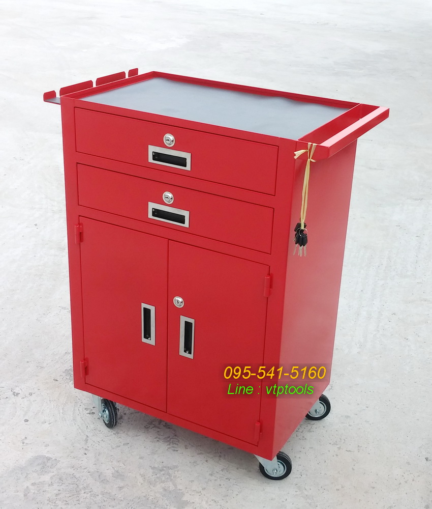 ตู้เครื่องมือ2ชั้น ด้านล่างเป็นประตูซ้าย/ขวา