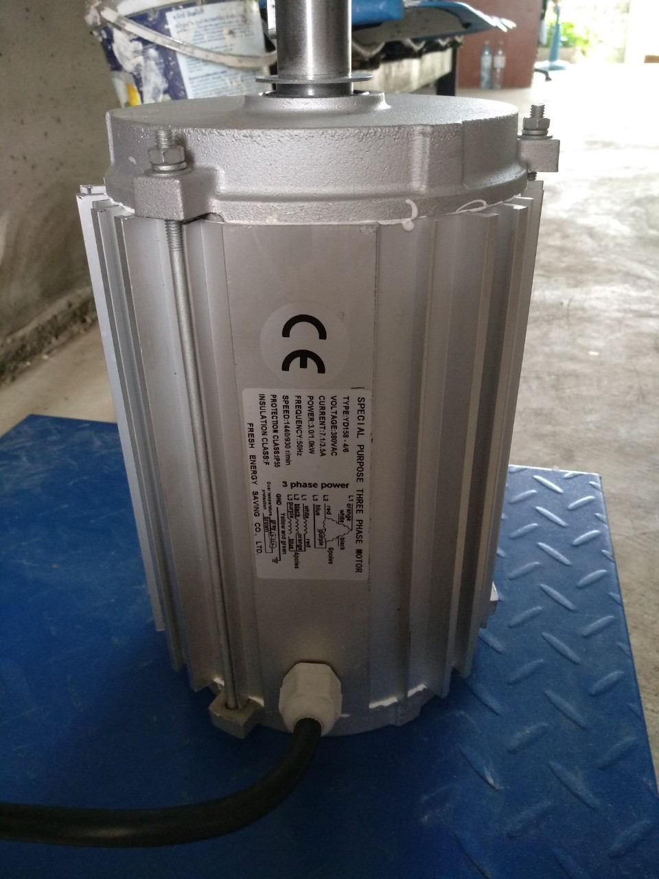 มอเตอร์ YADF158-4/6, Evap 30,000cmh, 3.0/1.0 kw 380V 2 Speed, อะไหล่พัดลมไอเย็น, for Evap 30,000 cmh,