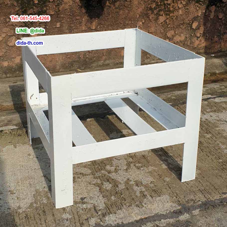 แท่นวางถังขยะ 60 ลิตร 1 ช่อง ไม่มีป้ายแผงหลัง