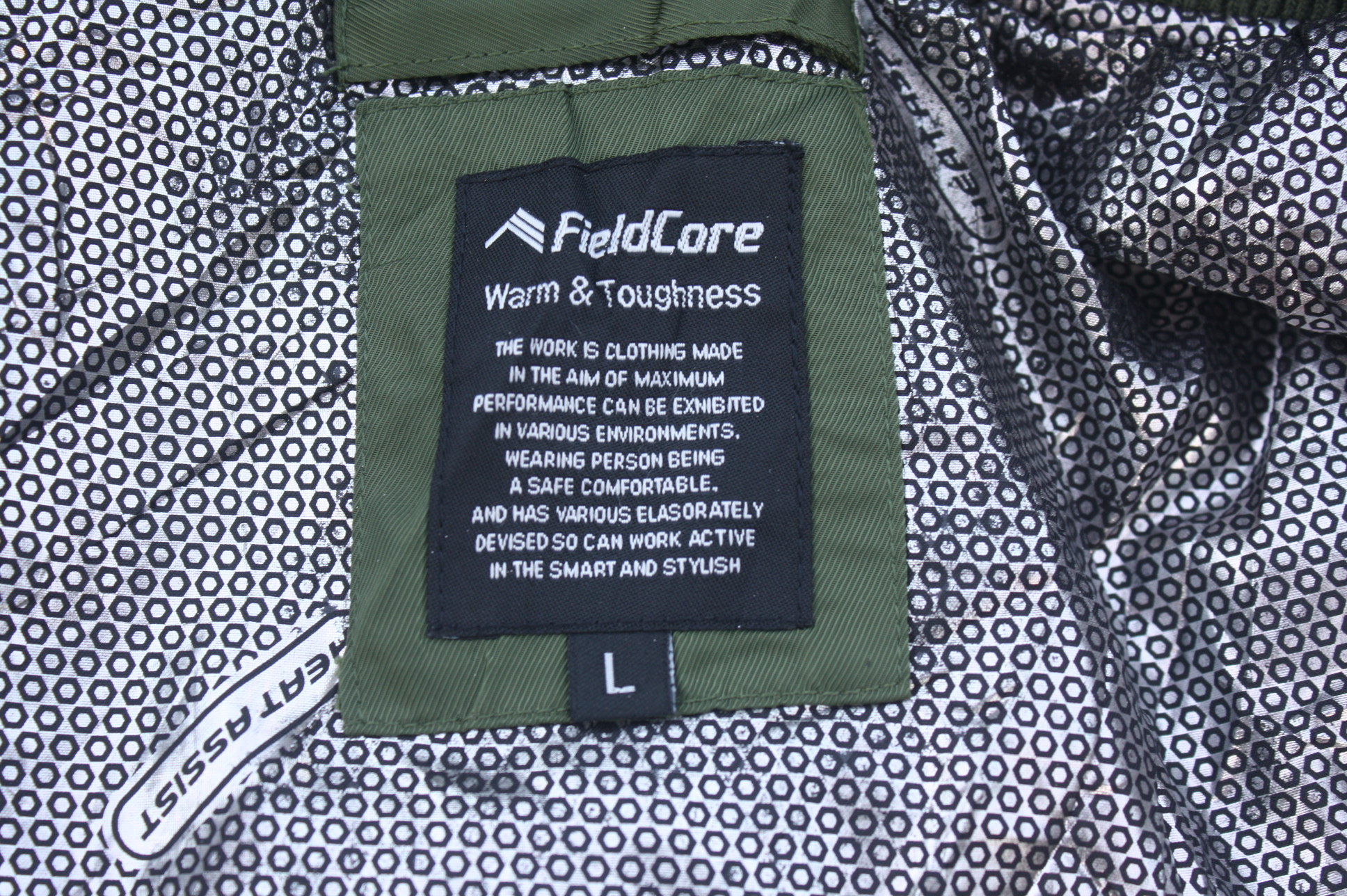 เสื้อเก็บความร้อนรูปแบบMA1