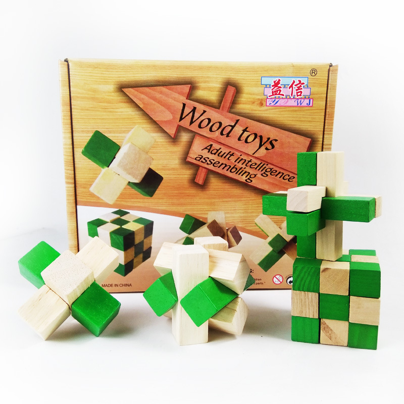 ชุดเกมไม้ 4 เกม Wood Game Set
