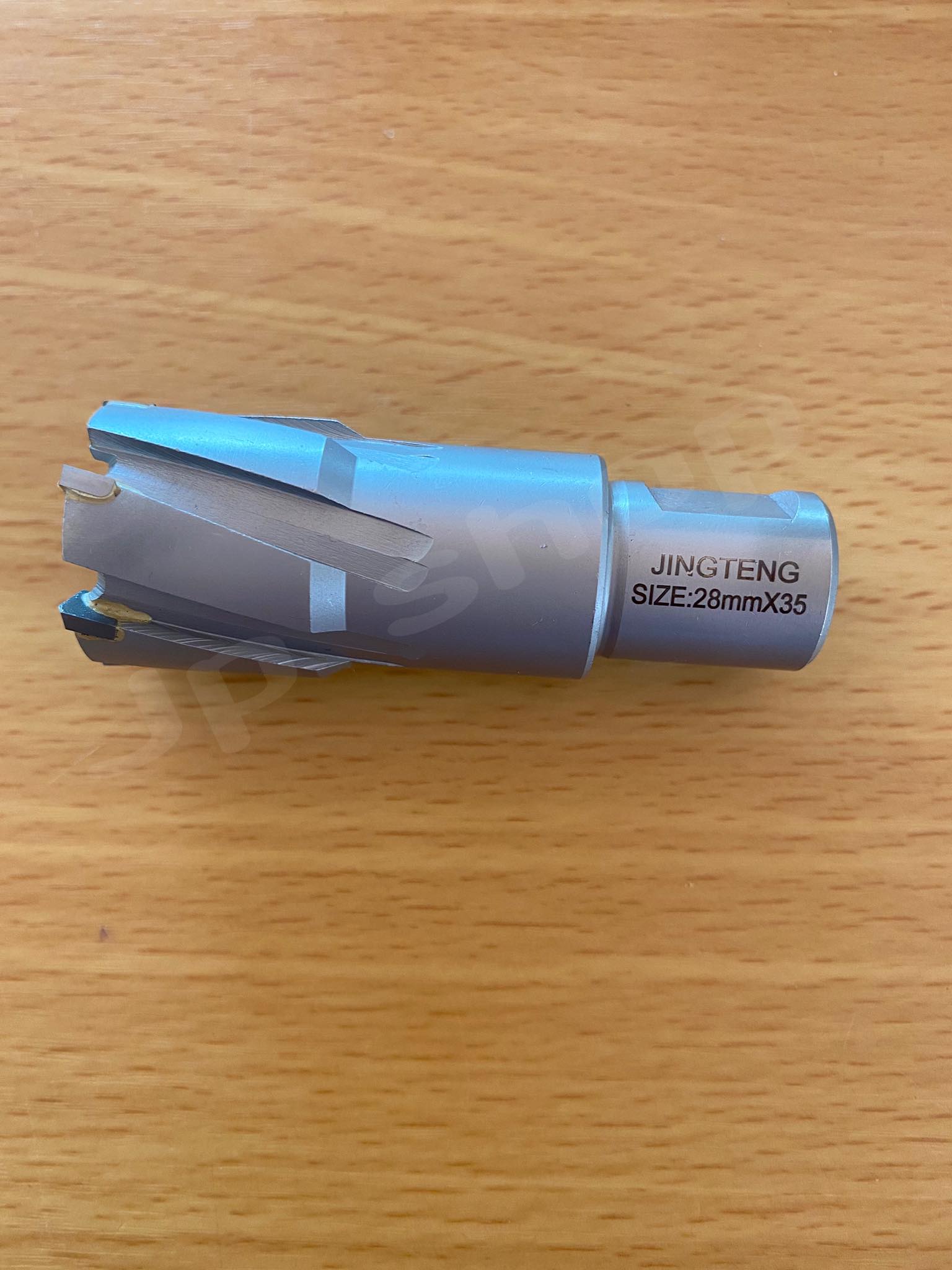 ดอกสว่านเจ็ทบอส แบบโฮลซอว์คาร์ไบสำหรับเจาะเหล็กหนา ด้วยสว่านแม่เหล็กไฟฟ้า ขนาด28*35มม. #2835