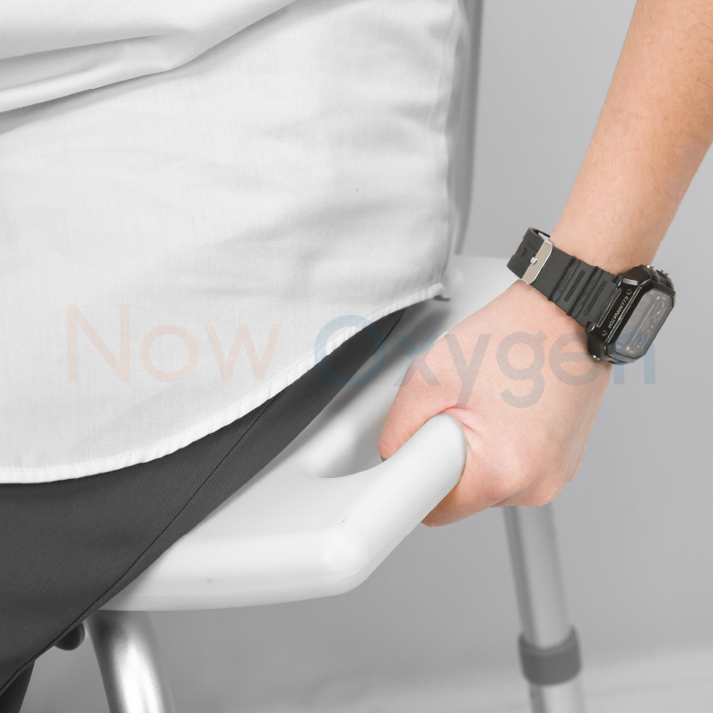 เก้าอี้อาบน้ำแบบมีพนักพิงหลัง