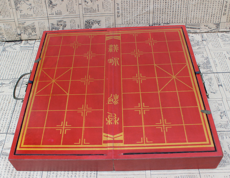 ชุดหมากรุกจีนกองทัพจีนแบบพับ XL