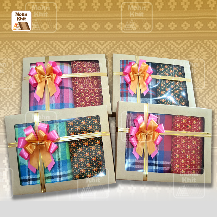 หมอนขิด ชุดรับไหว้ ของชำร่วยผ้าถุง ผ้าขาวม้า//Khit pillow, wedding gift set, cloth bag,