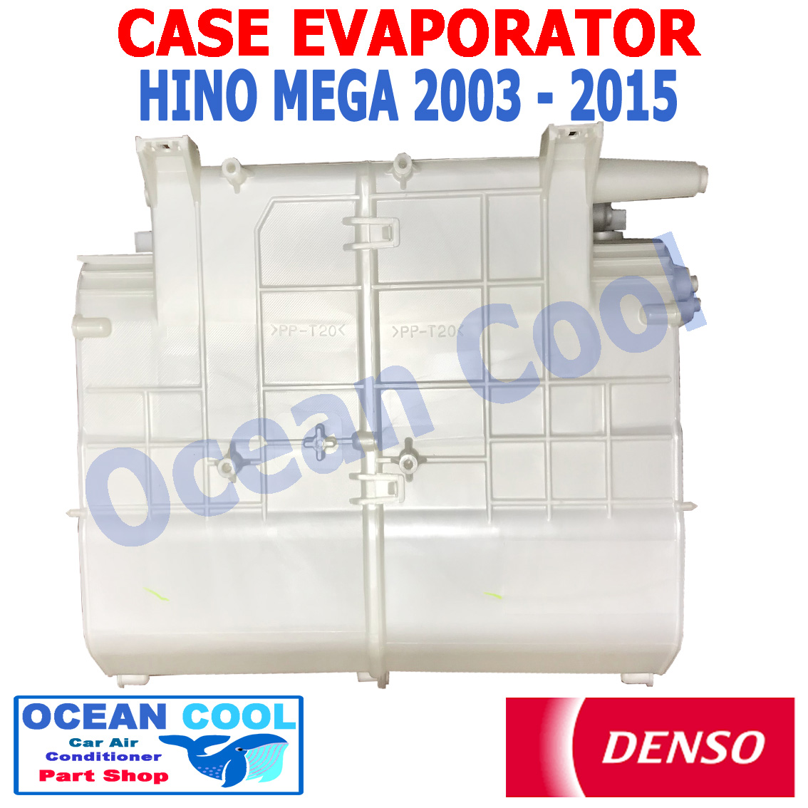 เปลือกตู้แอร์ ฮีโน่ เมก้า 2003 - 2015 EVA0065 Evaporator Case For Hino Mega Denso รหัส 116450-86904D พ.ศ. 2546 ถึง 2558 2004 2005 2006 2007 2008 2009 2010 2011 2012 2013 2014 อะไหล่ แอร์ รถยนต์