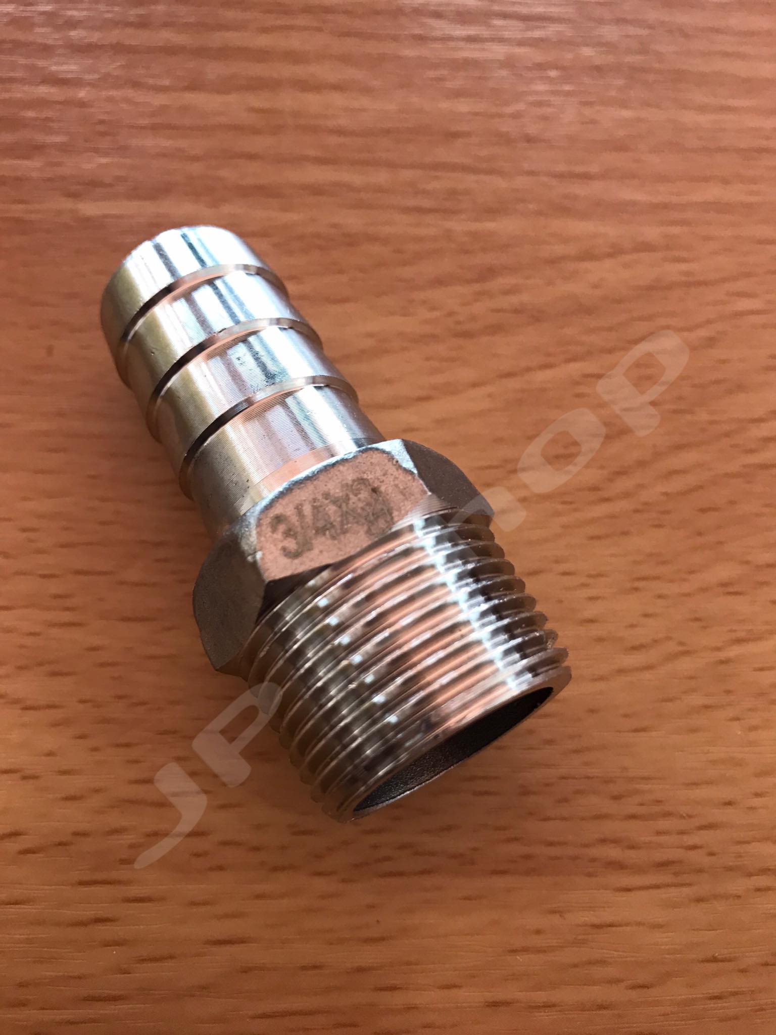 ข้อต่อหางไหล สแตนเลส304 ขนาด3/4 นิ้ว(6หุน) เกลียวนอก #12545