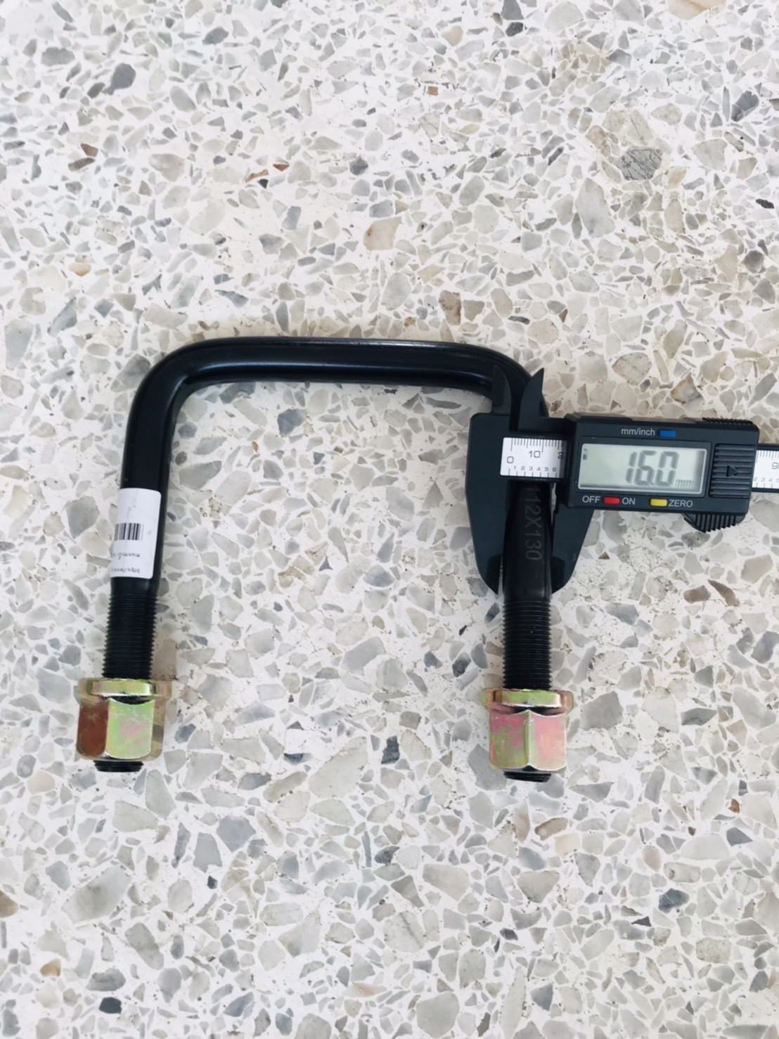 สาแหรก สาแหรกแหนบ รุ่นM16*112*130 แข็งแรง ทนทาน ผลิตจากเหล็กคุณภาพดี #540525 ราคา/ชิ้น