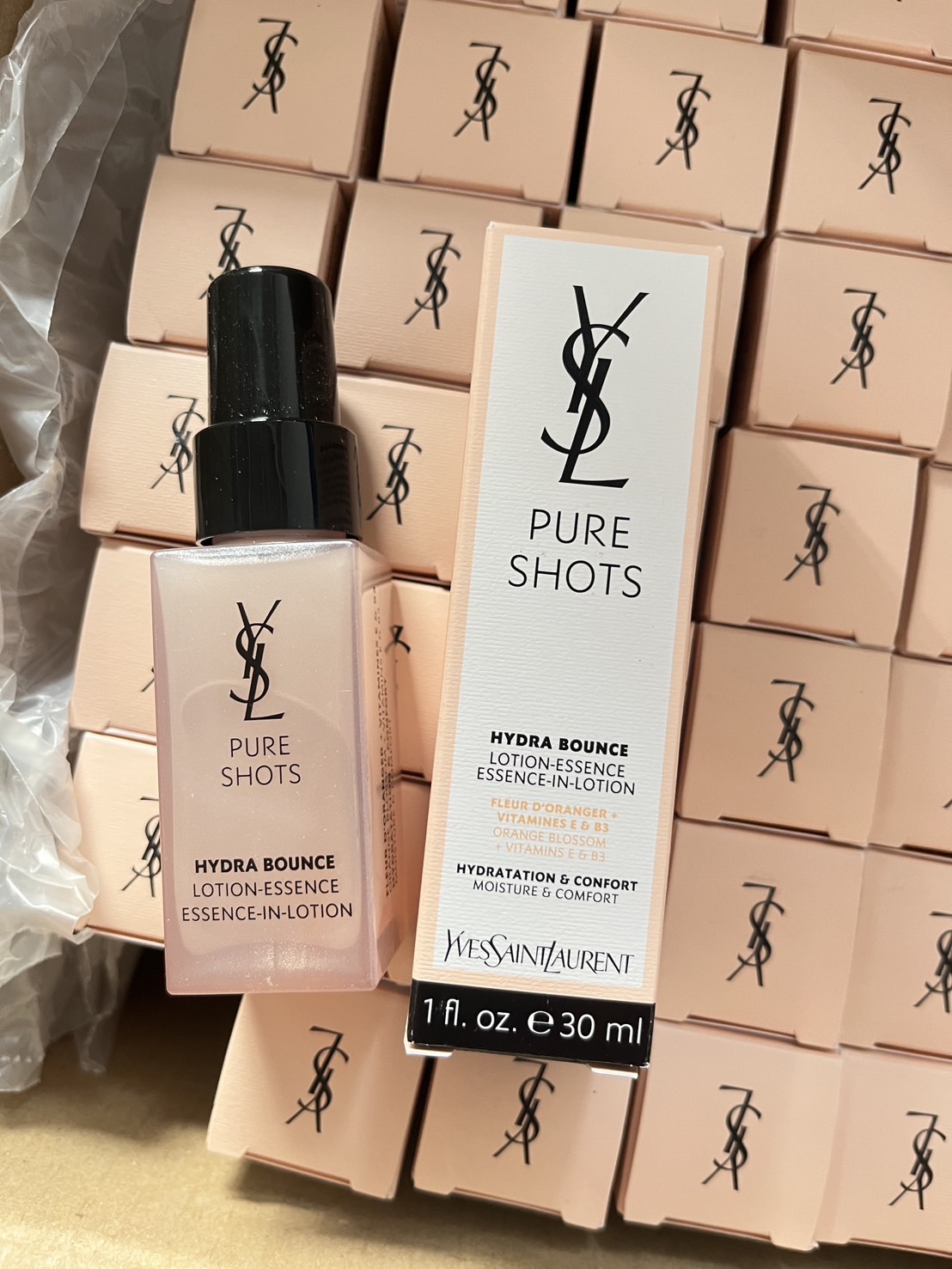 YSL Pure Shots Hydra Bounce Essence-In-Lotion 30ml. โลชั่นเสริมความชุ่มชื้นและความสบายผิว