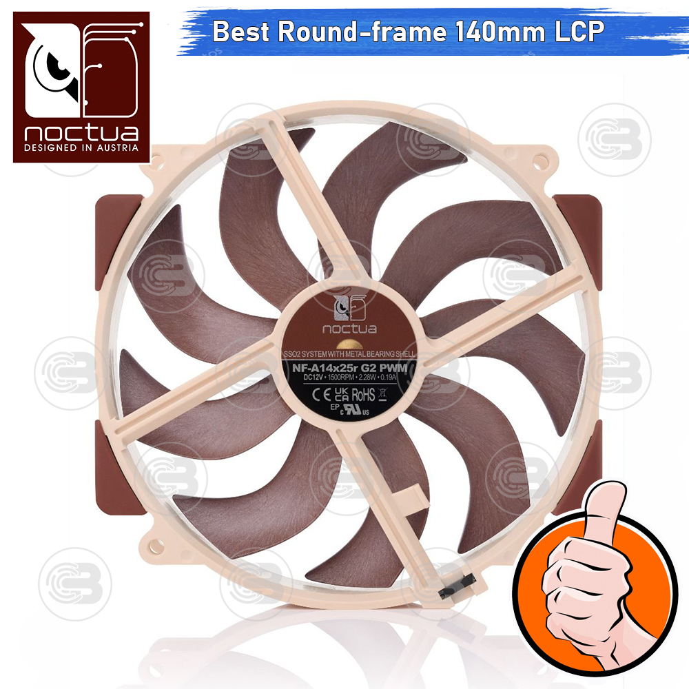 [CoolBlasterThai] Noctua NF-A14x25r G2 PWM PC Fan Case (size 140 mm.) ประกัน 6 ปี