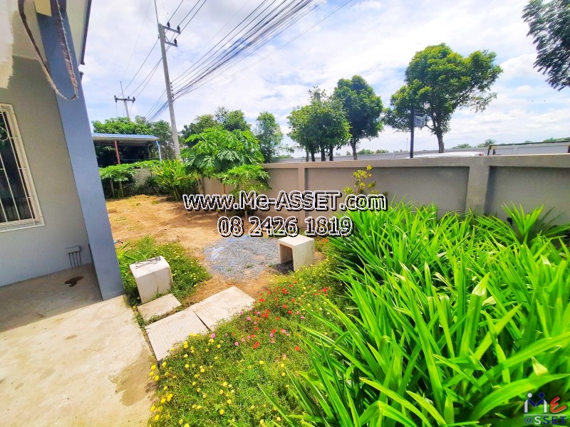 ขายและเช่า ทาวน์โฮมหลังมุม ย่าน เลียบคลองพระอุดม ซอยวัดท่าเกวียน คลองบางไผ่ วัดทองสะอาด ลาดหลุมแก้ว : ม.บ้านสวนธนาการ์เด้น : 2 ชั้น 40.2 ตร.วา