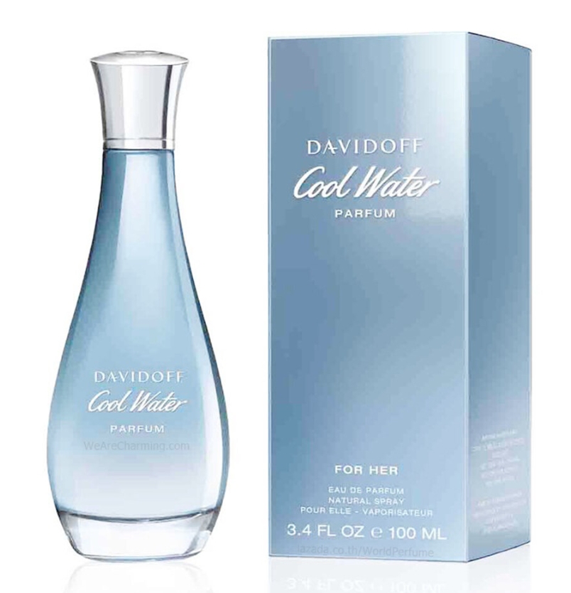 Davidoff Cool Water Parfum For Woman 100ml. น้ำหอมของแท้