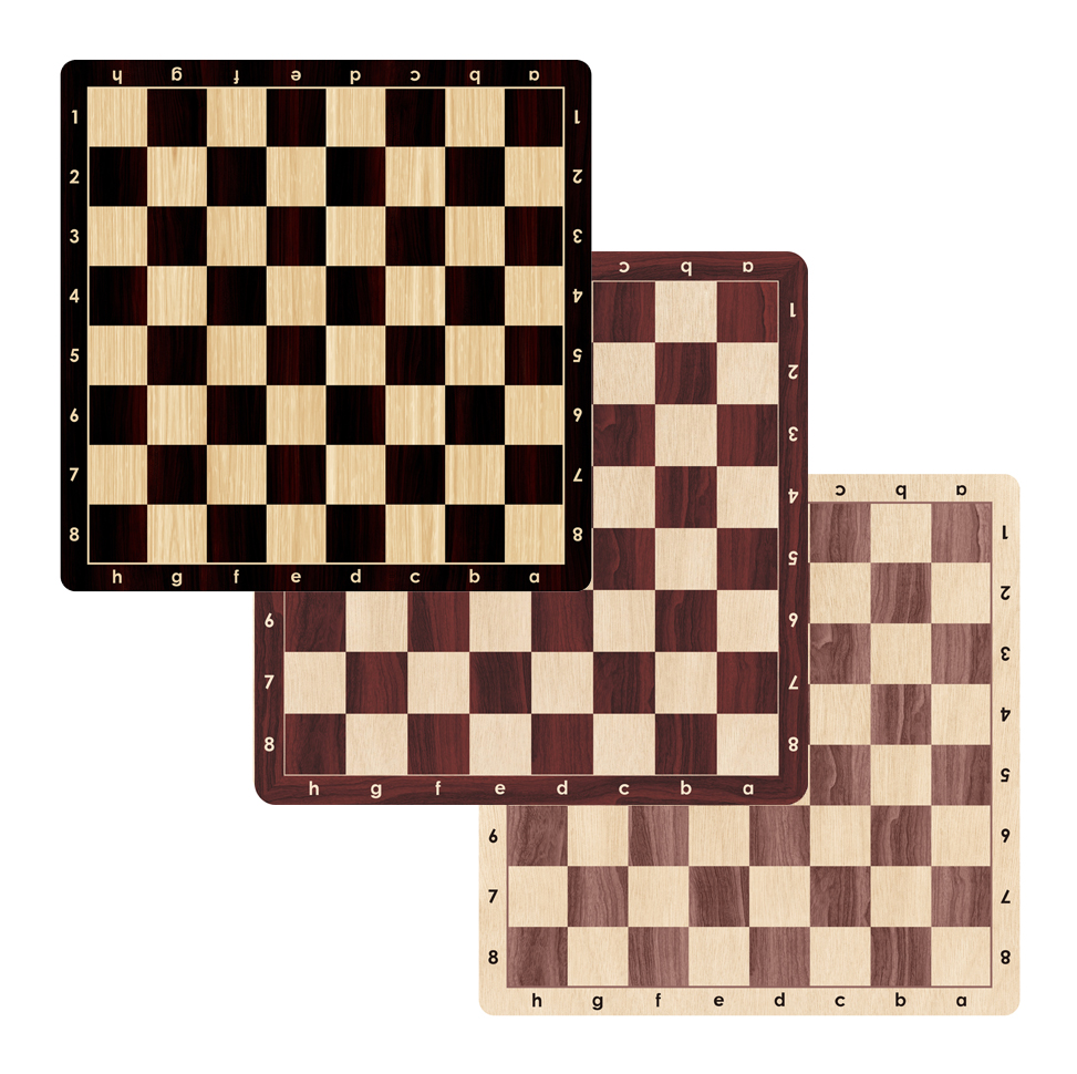 20" Floppy Mouse Pad Chess Board กระดานหมากรุกสากลยางสีลายไม้