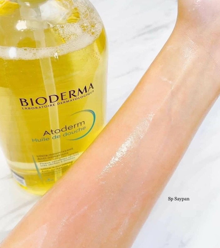 Bioderma Atoderm Huile de Douche Ultra-Nourishing Shower Oil ขนาด 1000 ml = 1 ลิตร ออยล์อาบน้ำ