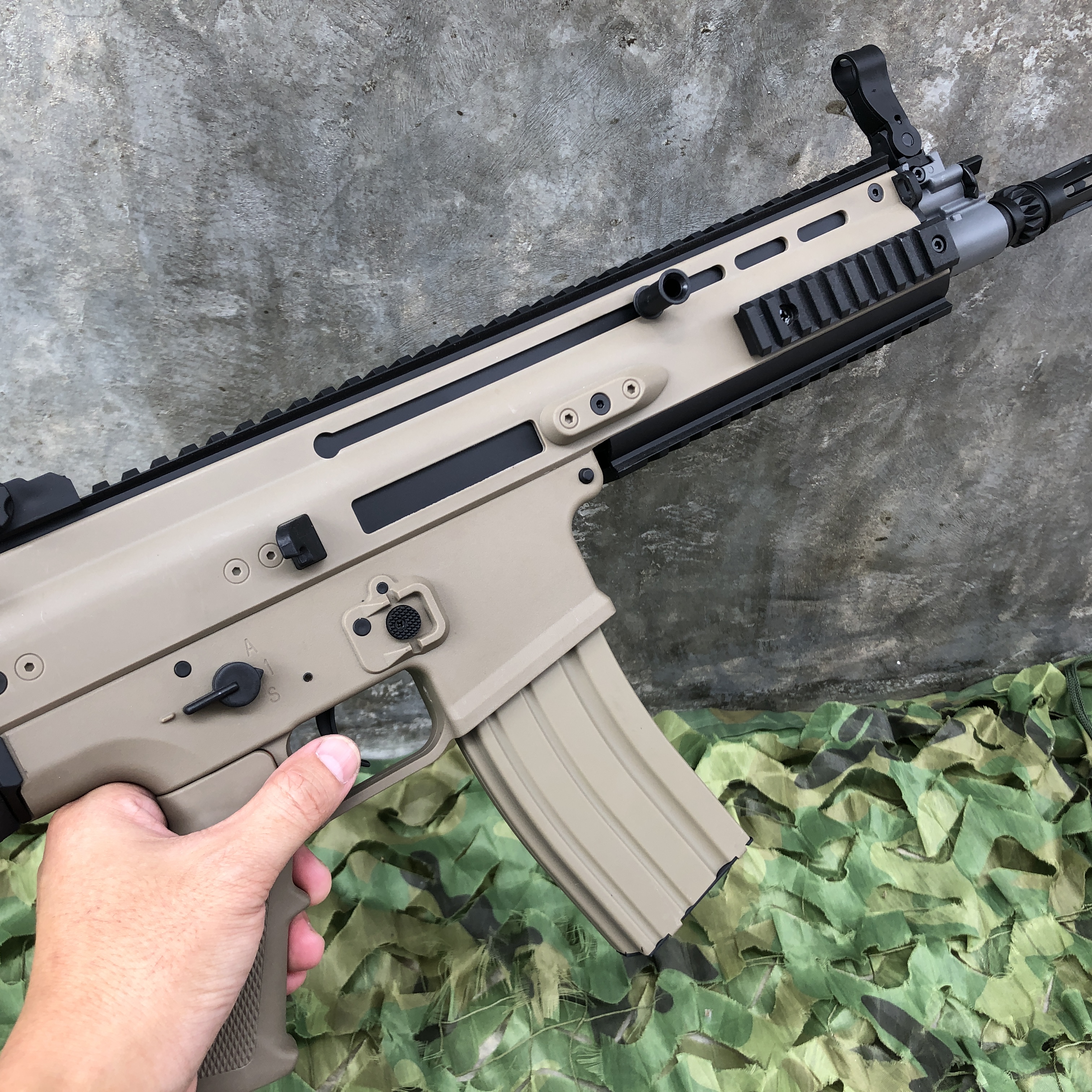 ปืนเจล ปืนเจลไฟฟ้า รุ่น SCAR-L (Semi Auto&Full Auto)