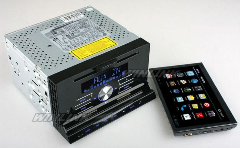 คอมพิวเตอร์ & DVD player ระบบแอนดรอยติดรถยนต์ Andriod Radio GPS Navigation TV Bluetooth Support 3G WiFi 1080P