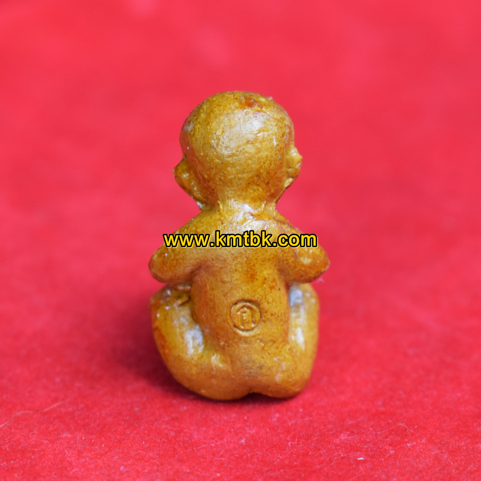 ลูกกรอกคะนองฤทธิ์ หลวงพ่อกอย วัดเขาดินใต้ จ.บุรีรัมย์ เนื้อผง รวยอย่างแรง ปี2553