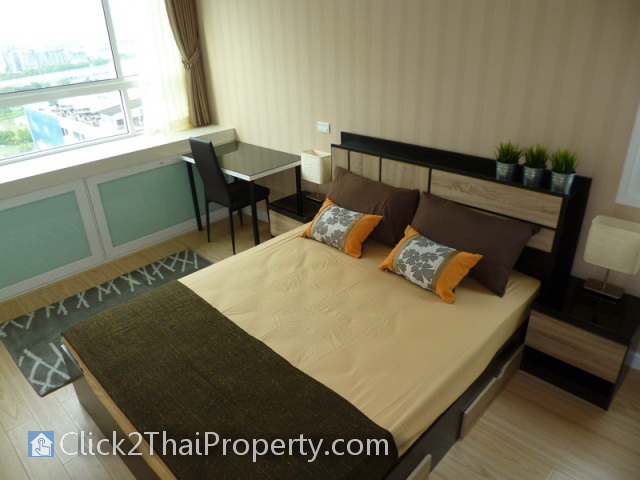 ให้เช่าคอนโด ทีซี กรีน (TC Green) พระราม 9, ห้องใหม่, 1 นอน 1 น้ำ, ชั้น 26, ห้องมุม, ตกแต่งสวยครบพร้อมอยู่; TC Green Condo Rama 9 for Rent, 1 bed & 1 bath, Fl.26, Corner Unit, Fully & Beautifully Furnished