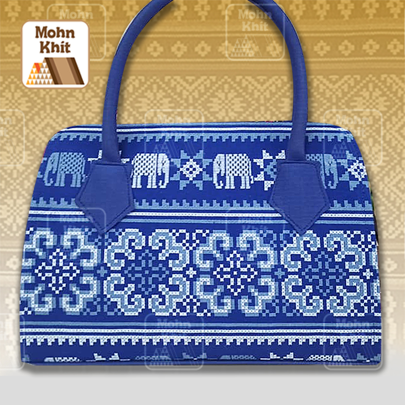 กระเป๋าผ้าขิด กระเป๋าถือ กระเป๋าหิ้ว 11x32x32 Cm