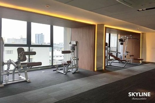 ขายคอนโด skyline รัตนาธิเบศร์ ตกแต่งโมเดิล 30.40 ตร.ม. 1 ห้องนอน 1 ห้องน้ำ ชั้น8 วิวสระน้ำ คอนโดใกล้MRTสายสีม่วงสถานีแยกนนทบุรี1 ใกล้บิ๊กซี ติดถนนใหญ่