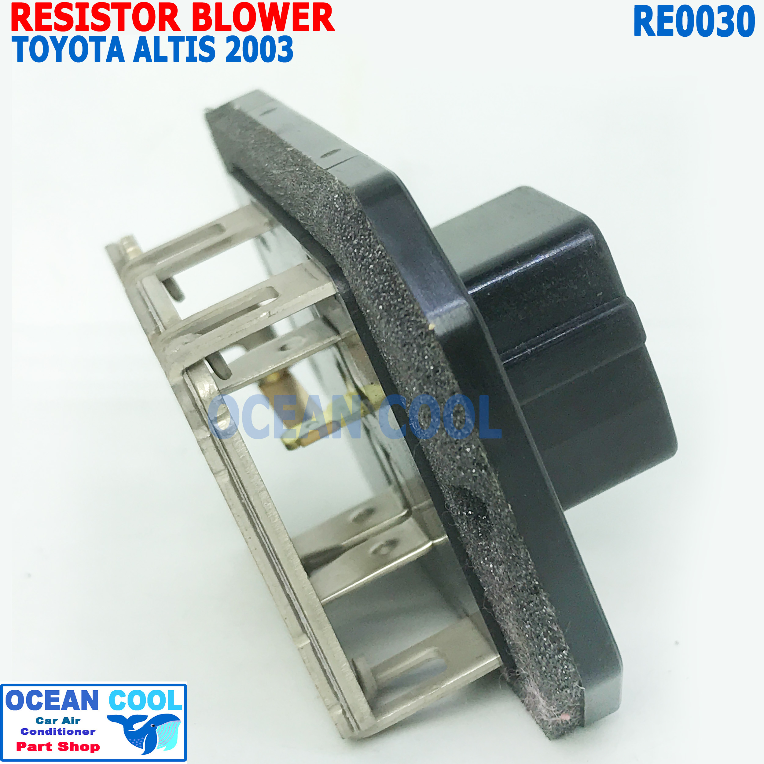 รีซิสแตนท์ โตโยต้า อัลติส 2003 โฉมหน้าหมู RE0030 Denso แท้ 246810-27334D Resistor Blower Toyota ALTIS รีซิสเตอร์ ทดสปีดพัดลม รีซิสแต๊นซ์