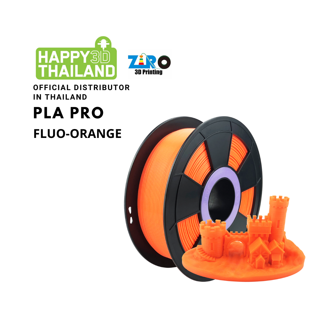 Ziro เส้นพลาสติก PLA Pro / + โปร่งแสง.12 สี Translucent & Fluorescent.1.75mm, 1kg