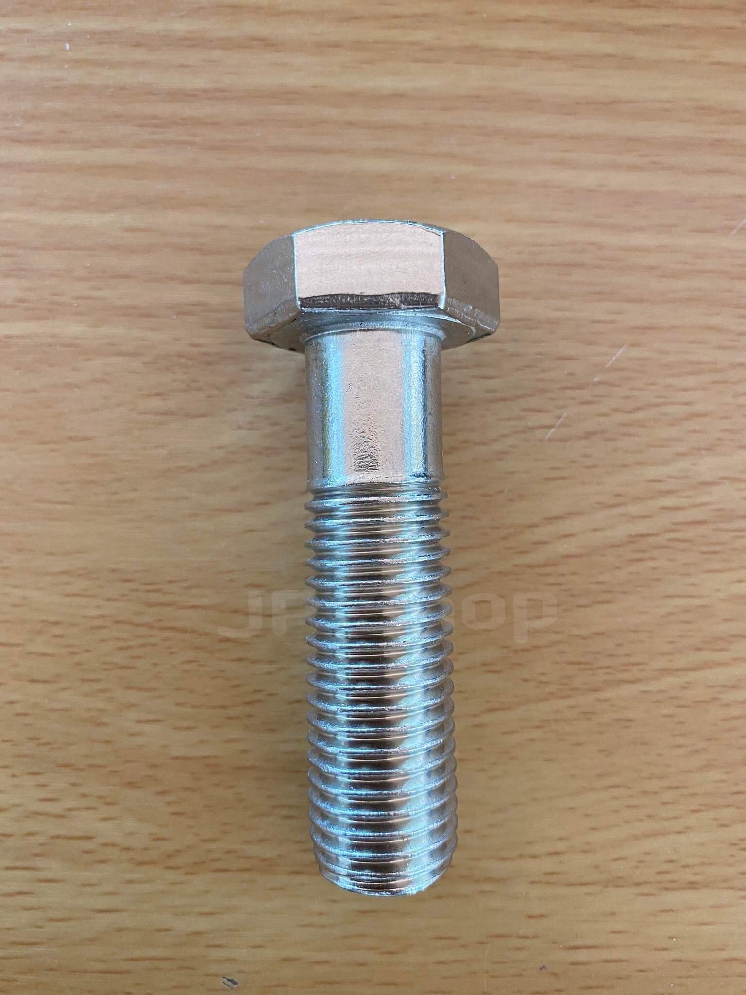 น็อตสแตนเลส201 สกรูหกเหลี่ยม ขนาดM20 น็อตสแตนเลสM20*70มม ราคา/ตัว . #2070