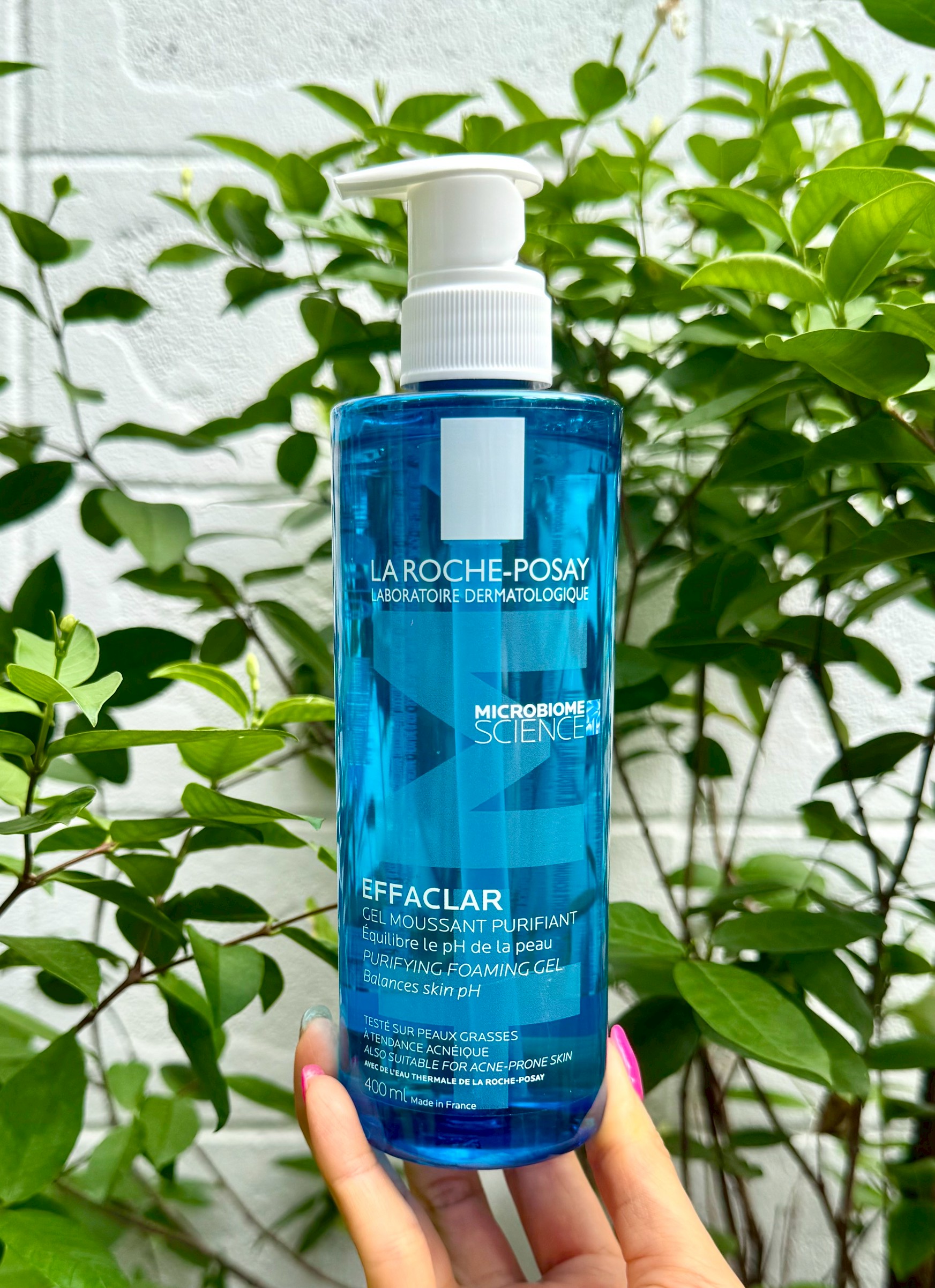 La Roche-Posay Effaclar Purifying Foaming Gel ขนาดใหญ่ 400ml. คลีนเซอร์สำหรับผิวมัน เป็นสิวง่าย