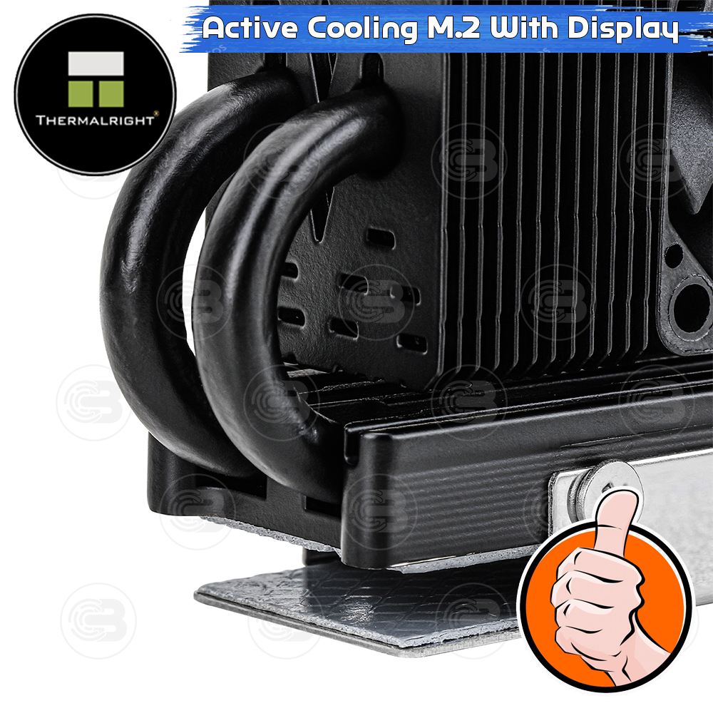 [CoolBlasterThai] Thermalright HR-10 2280 PRO Digital BLACK SSD M.2 COOLING KIT With Heatpipe