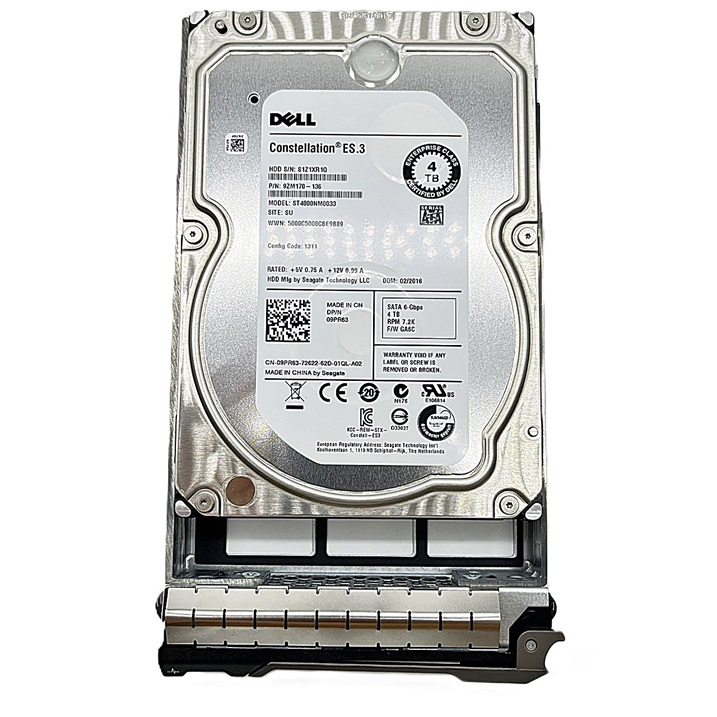 Dell 09PR63 9PR63 [TorCompTH Thailand ขาย จำหน่าย ราคา] Dell 4TB 7.2K 6G SATA 3.5in HDD for G11-G13