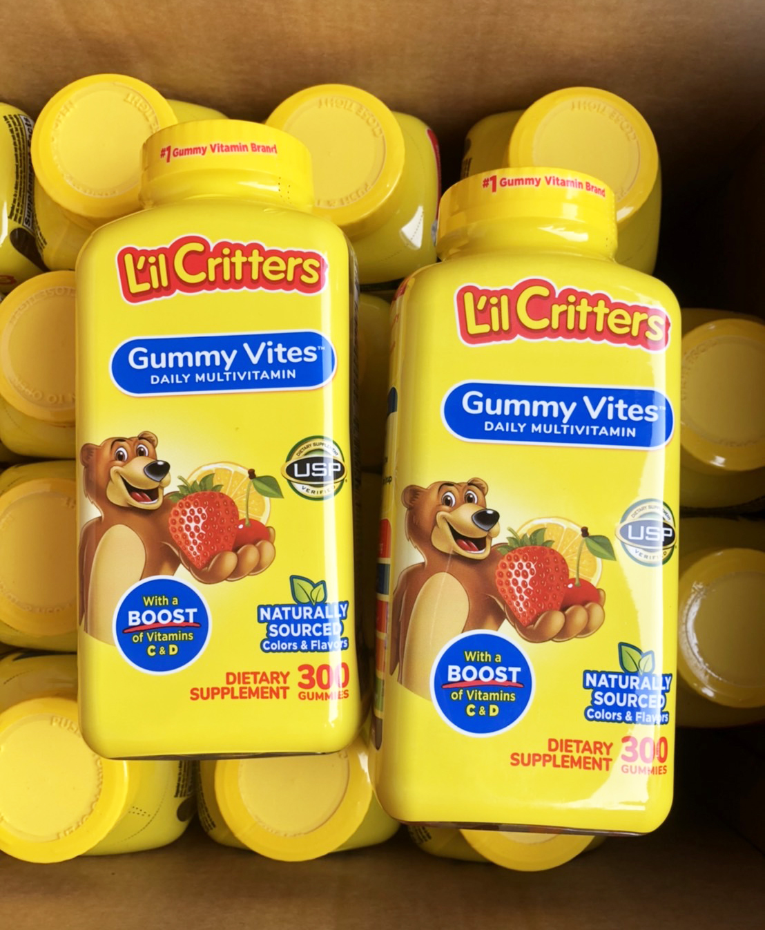L’il Critters Gummy Vites Complete Multivitamin (300Gummies) วิตามินรวมสำหรับเด็กรูปน้องหมีน่ารัก
