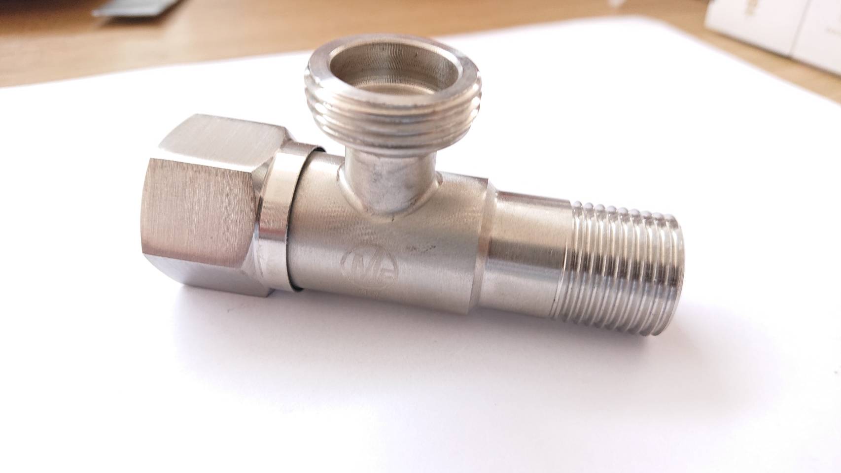 วาล์วฝักบัว 4หุน ฝังกำแพง สต๊อปวาล์ว วาล์วเปิด-ปิดน้ำ ก๊อกน้ำสแตนเลส SUS 304