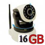 กล้อง IP cam หมุนได้ติดตั้ง 5 นาที คุณภาพสุดยอด ฟรี พร้อมใช้งาน เมมโมรี่ 16G จัดส่ง EMS FREE