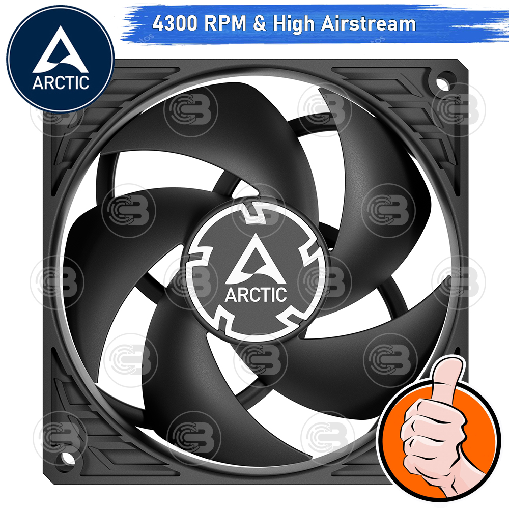 [CoolBlasterThai] ARCTIC P9 MAX PWM (size 92 mm.) PC Fan Case ประกัน 6 ปี