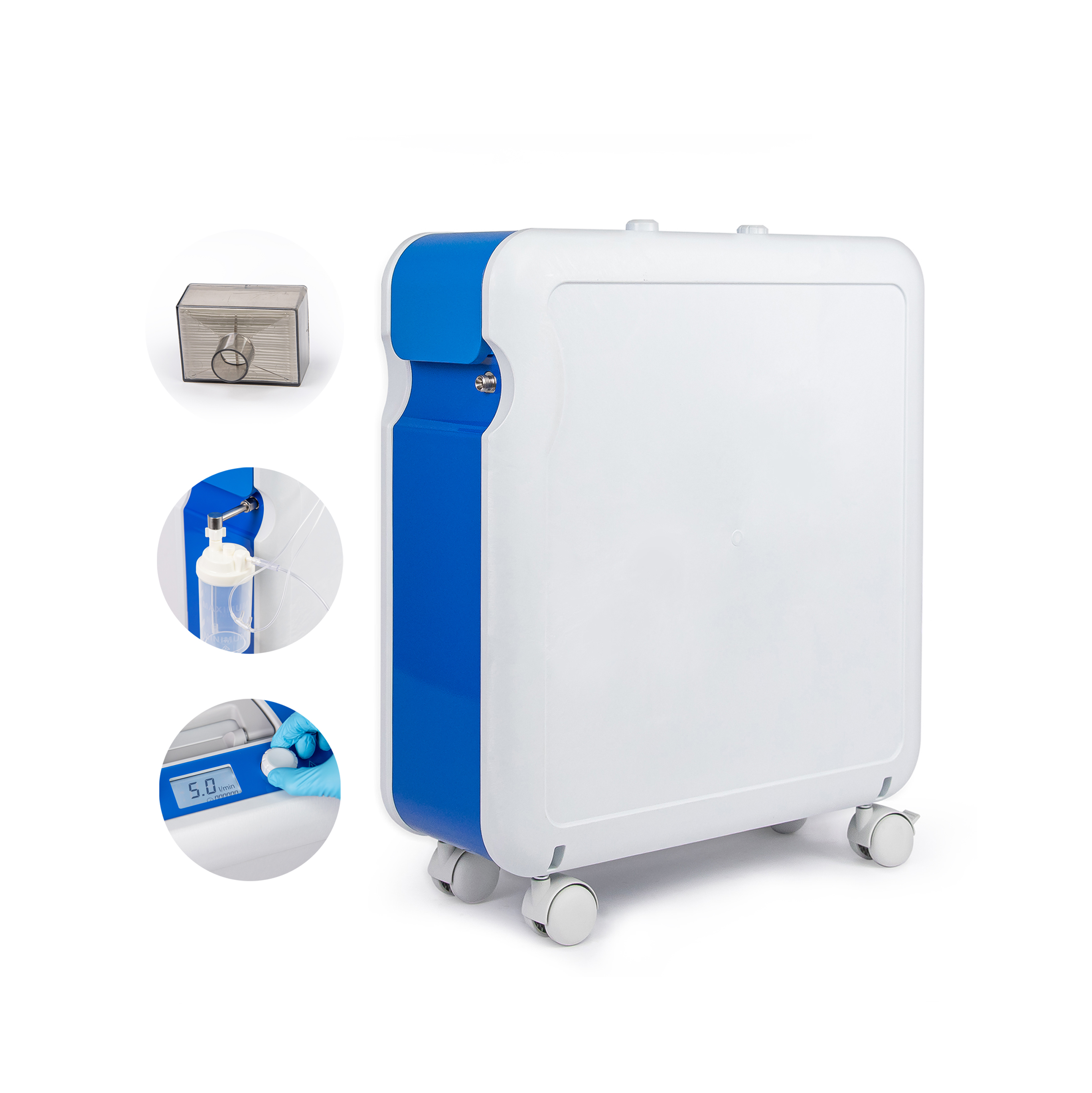 เครื่องผลิตออกซิเจน 5 ลิตร (เสียงเงียบ >31dBA) Kroeber รุ่น 4.0 (Premium) ประกันศูนย์ไทย 3 ปี