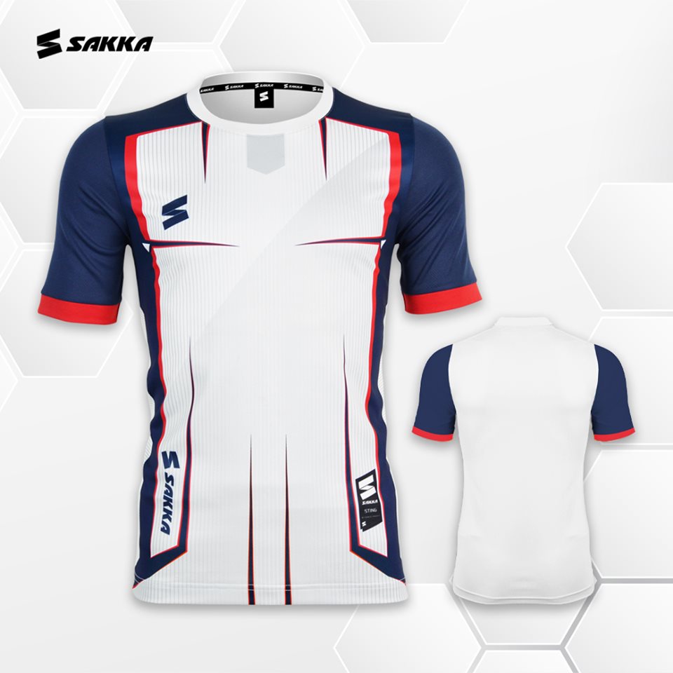 SKS19003-WB เสื้อกีฬา SAKKA ขาวดำ