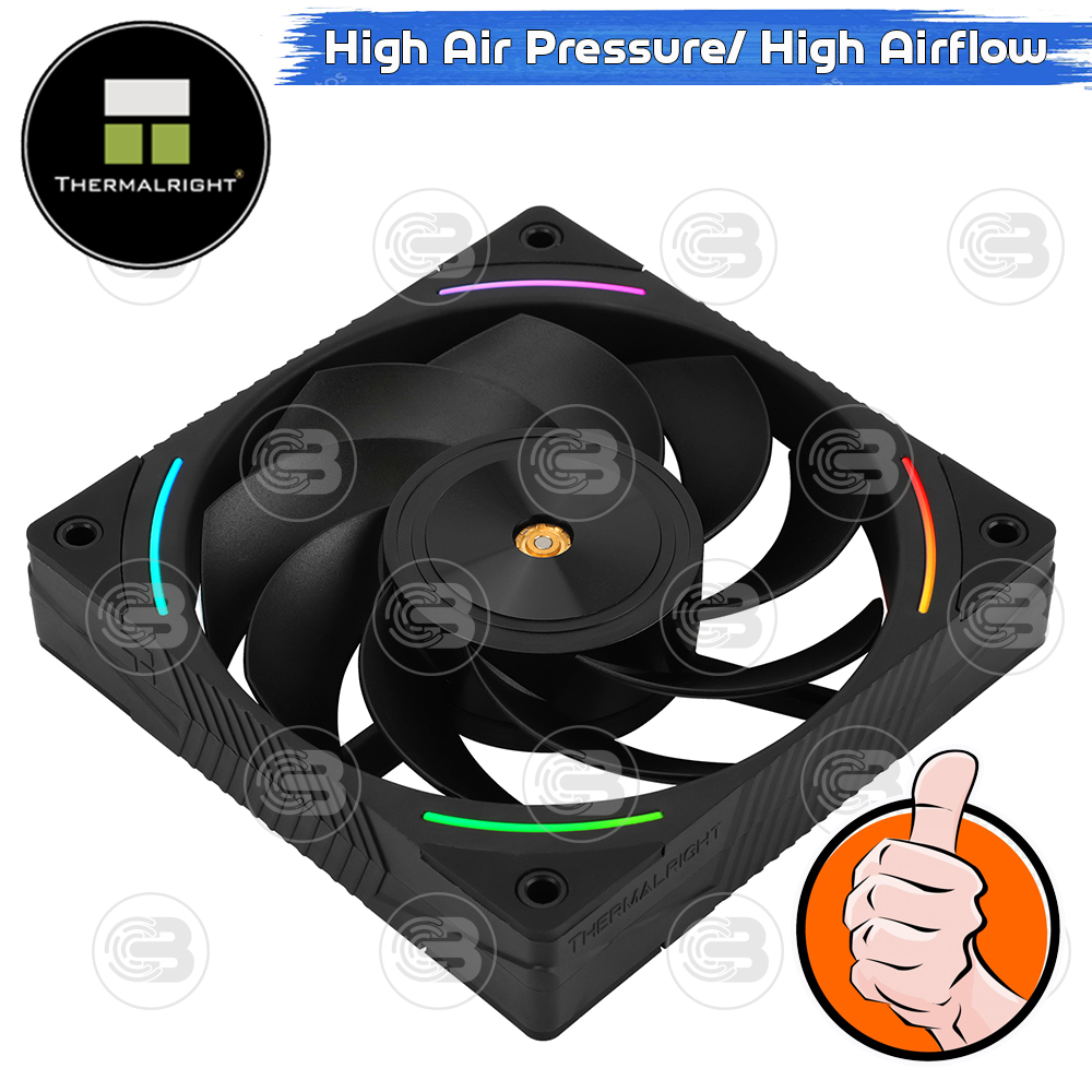[CoolBlasterThai] Thermalright TL-K12R Reverse Fan Case Optimized Static Pressure ARGB (size 120 mm.) ประกัน 3 ปี