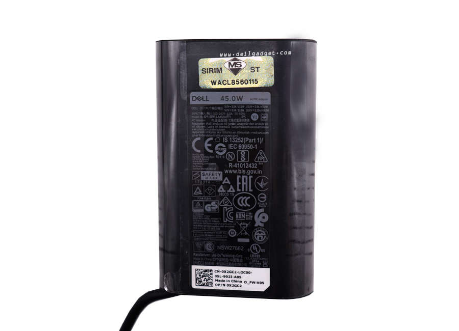 Adapter Dell Latitude 5290 2-in-1 45W Type-c สายชาร์จ Dell Latitude 5290 สายชาร์จโน๊ตบุ๊ค Dell Latitude 5290 2-in-1 แท้ ประกัน ศูนย์ Dell Thailand ราคาไม่แพง