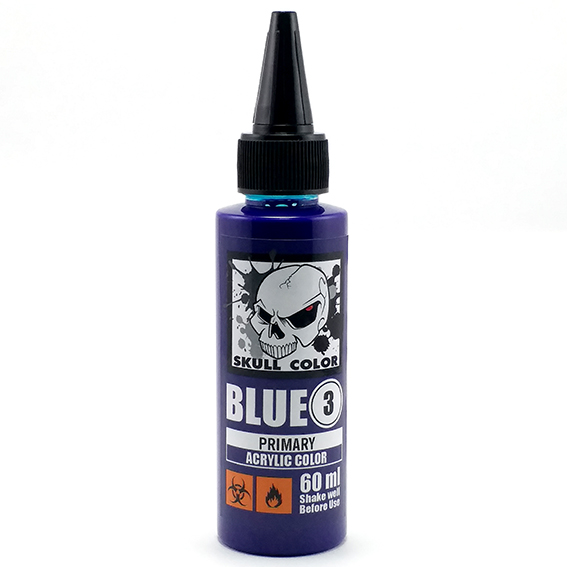 Skull Color 03 Blue