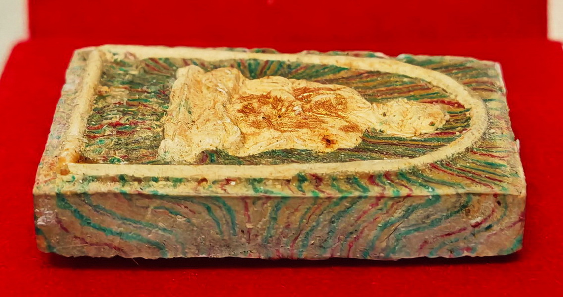 พระหลวงพ่อแพ พิมพ์หลวงพ่อแพหลังสมเด็จพุฒาจารย์โต วัดพิกุลทอง จ.สิงห์บุรี ปี 2535