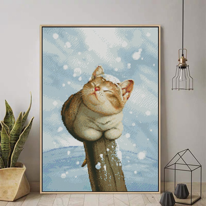 Snowy cat (พิมพ์ลาย)