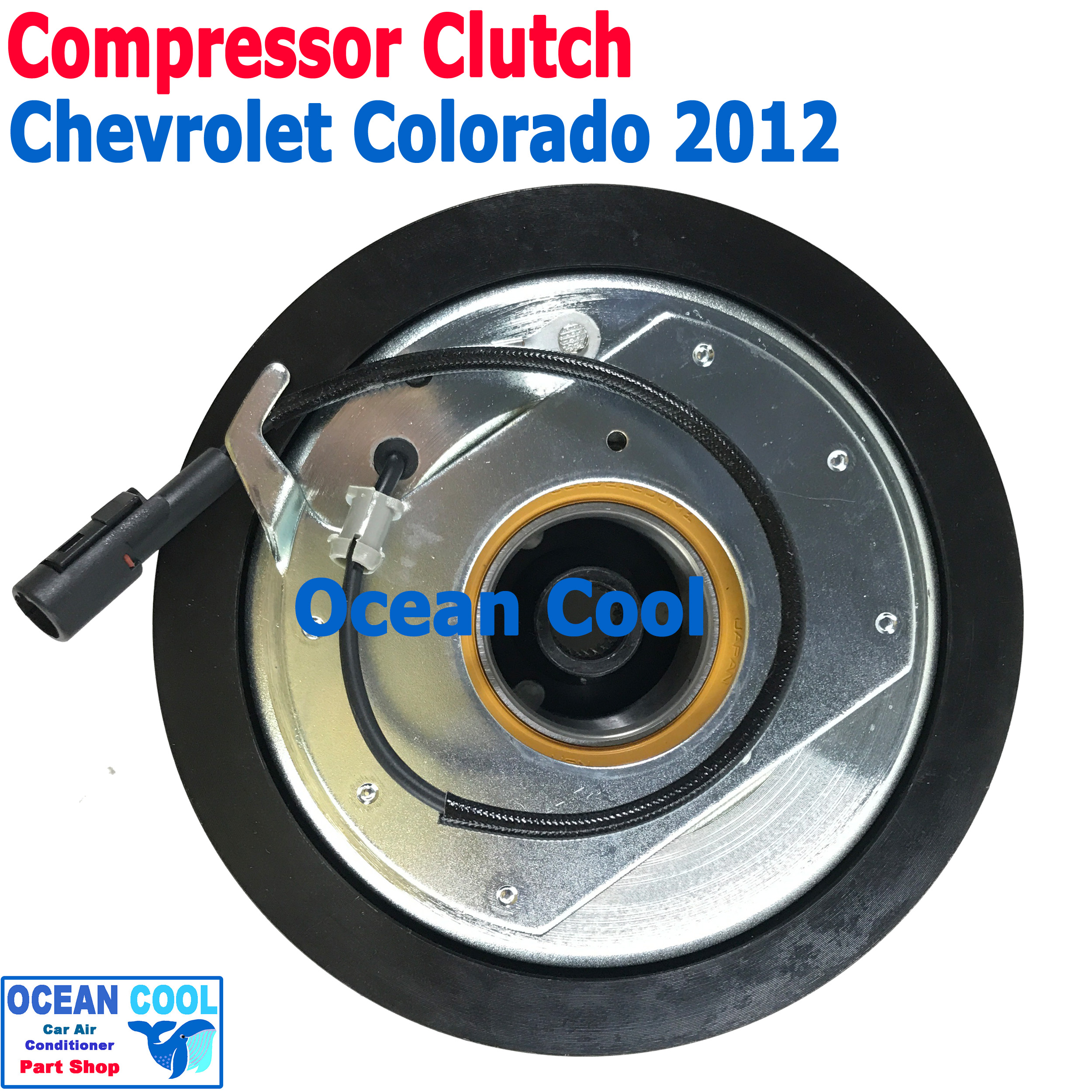 คลัชคอมแอร์ เชฟโรเล็ต โคโรลาโด 2012 - 2019 MGC0053 ลูกปืนมู่เล่ NSK แท้ Compressor Clutch Chevrolet Corolado 2012 - present ชุดหน้าคลัชคอมแอร์ อะไหล่ แอร์ รถยนต์ 2013 2014 2015 2016 2017 2018