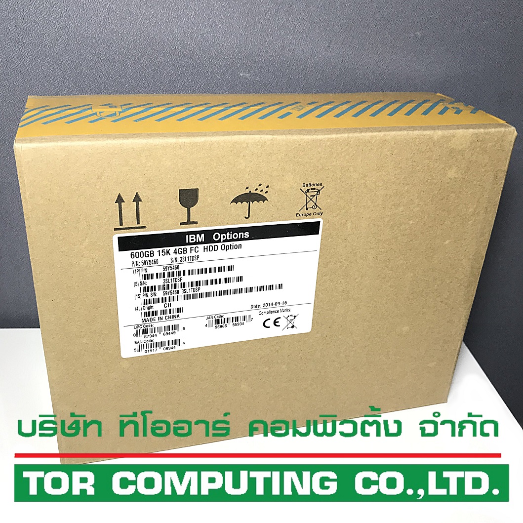 NEW, IBM 59Y5460 59Y5336 FC5417 FC5513 FC4203 [TorCompTH Thailand - ขาย จำหน่าย ราคา] IBM 600GB 15K 4Gbps FC E-DDM for DS4700 EXP810 DS5020 EXP520