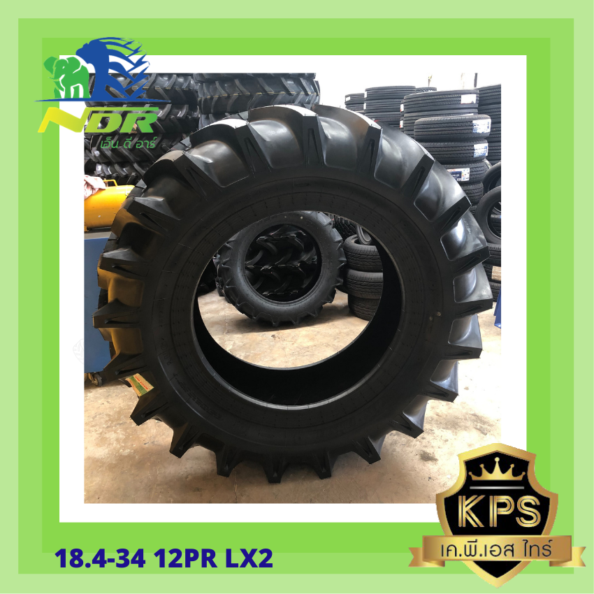 18.4-34 12 PR ยี่ห้อ NDR รุ่น LX2 ยางรถไถ